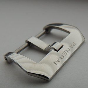 Panerai Polished Steel Buckle for 22mm end Watch Strap